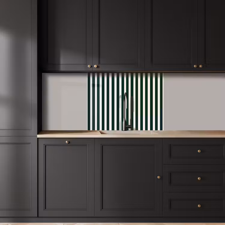 Revestimiento cocina - Rayas - Clásico - Verde — 5