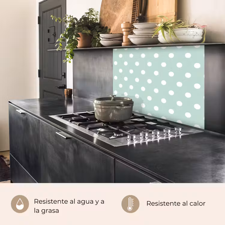 Revestimiento cocina - Clásico - Polka - Verde — 4