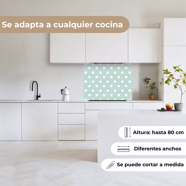 Revestimiento cocina - Clásico - Polka - Verde — 6