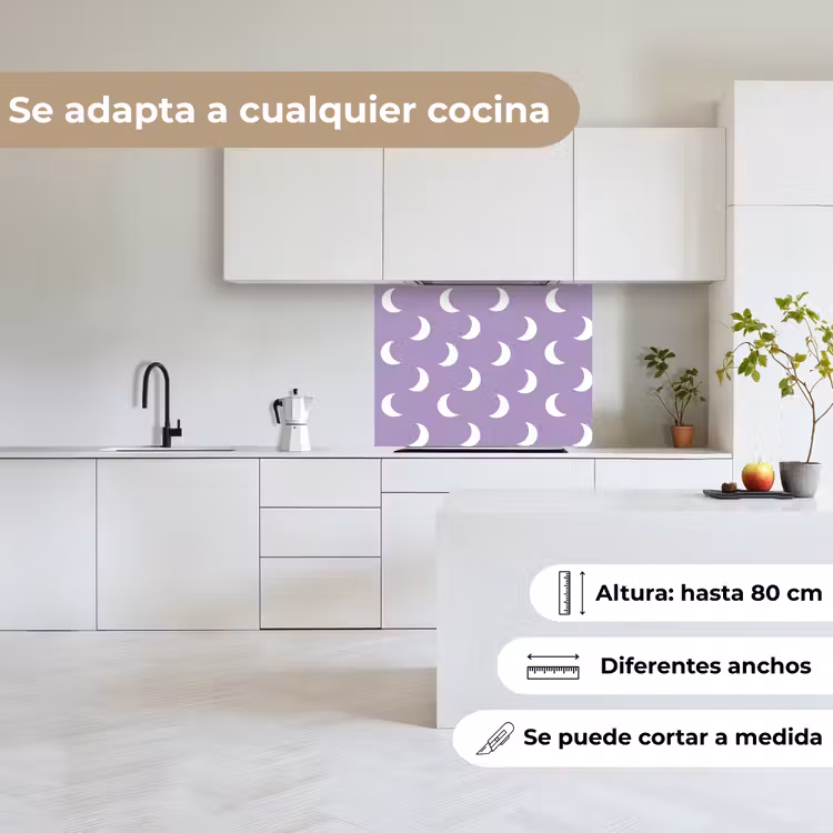 Revestimiento cocina - Crin - Patrón - Morado — 6