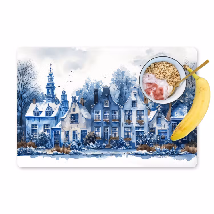 Salvamanteles - Sueño invernal en Delft — 1