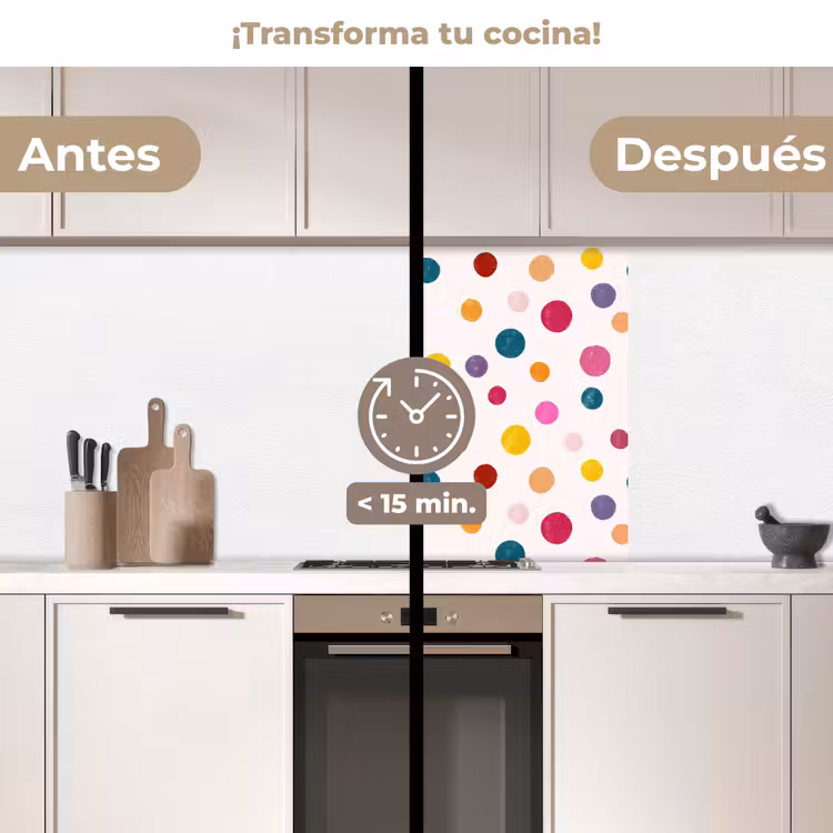 Revestimiento cocina - Círculos - Juguetón - Colorido — 2
