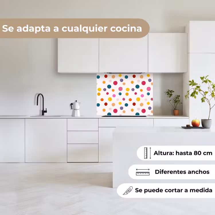 Revestimiento cocina - Círculos - Juguetón - Colorido — 6