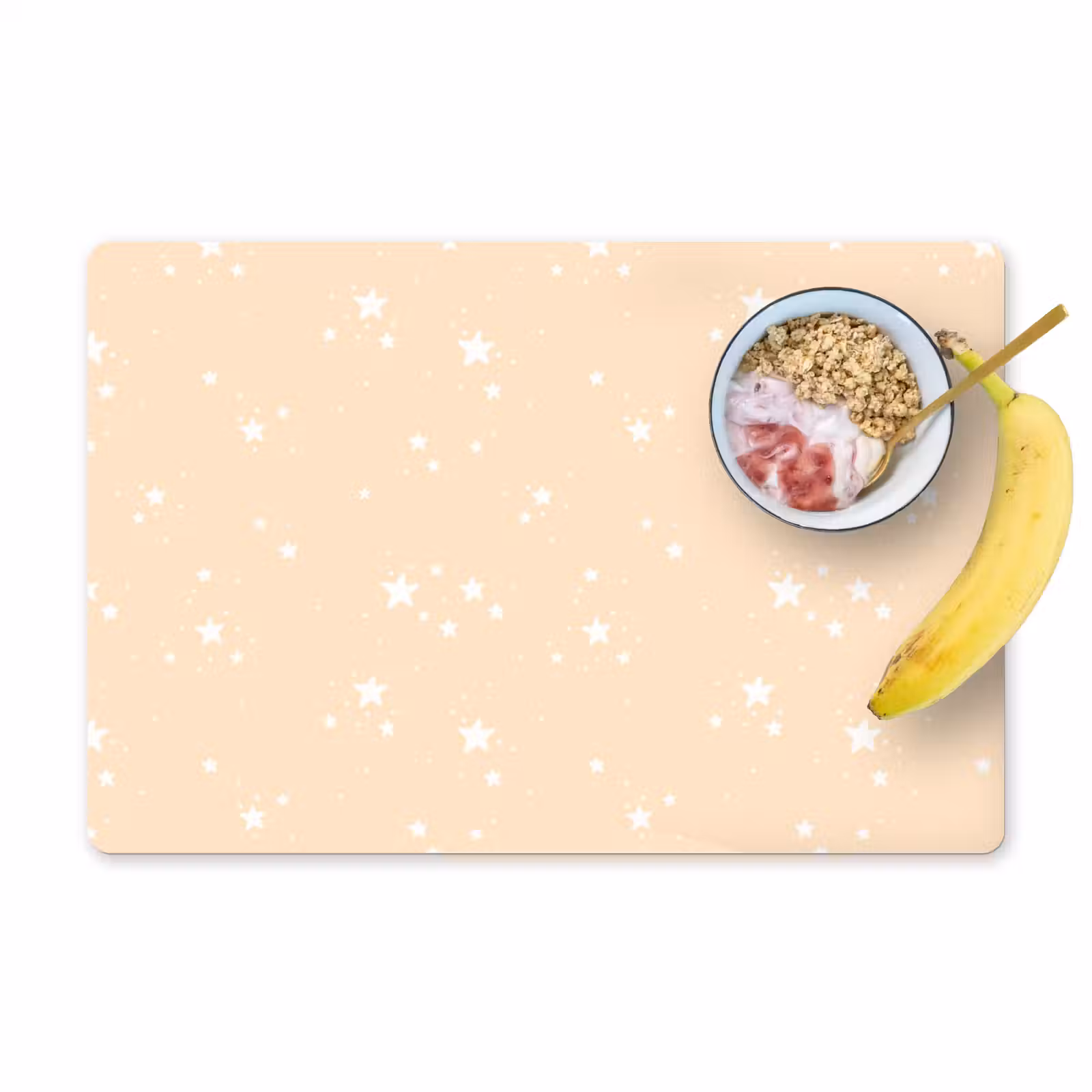 Salvamanteles - Estrellas - Beige - Amarillo - Blanco - Motivos — 1