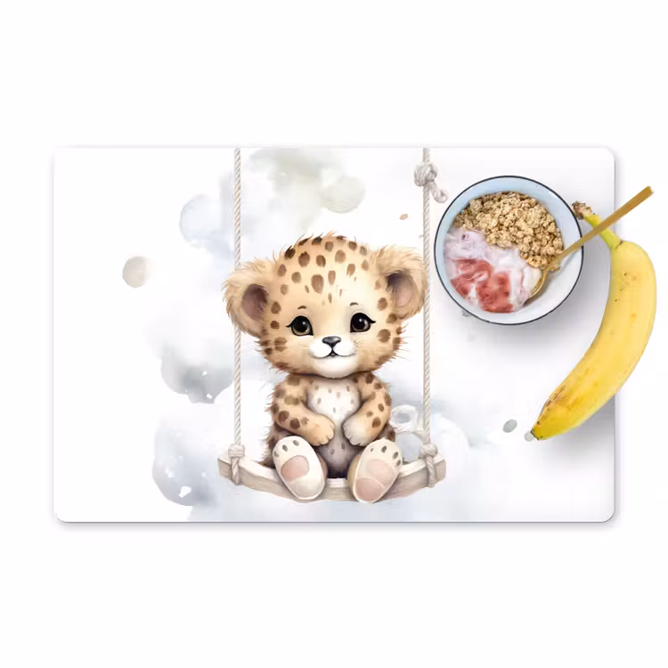 Salvamanteles - Leopardo - Animal - Niños - Habitación de bebé - Habitación infantil — 1