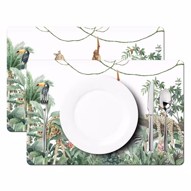 Salvamanteles - Selva - Animales - Niños - Naturaleza — 2