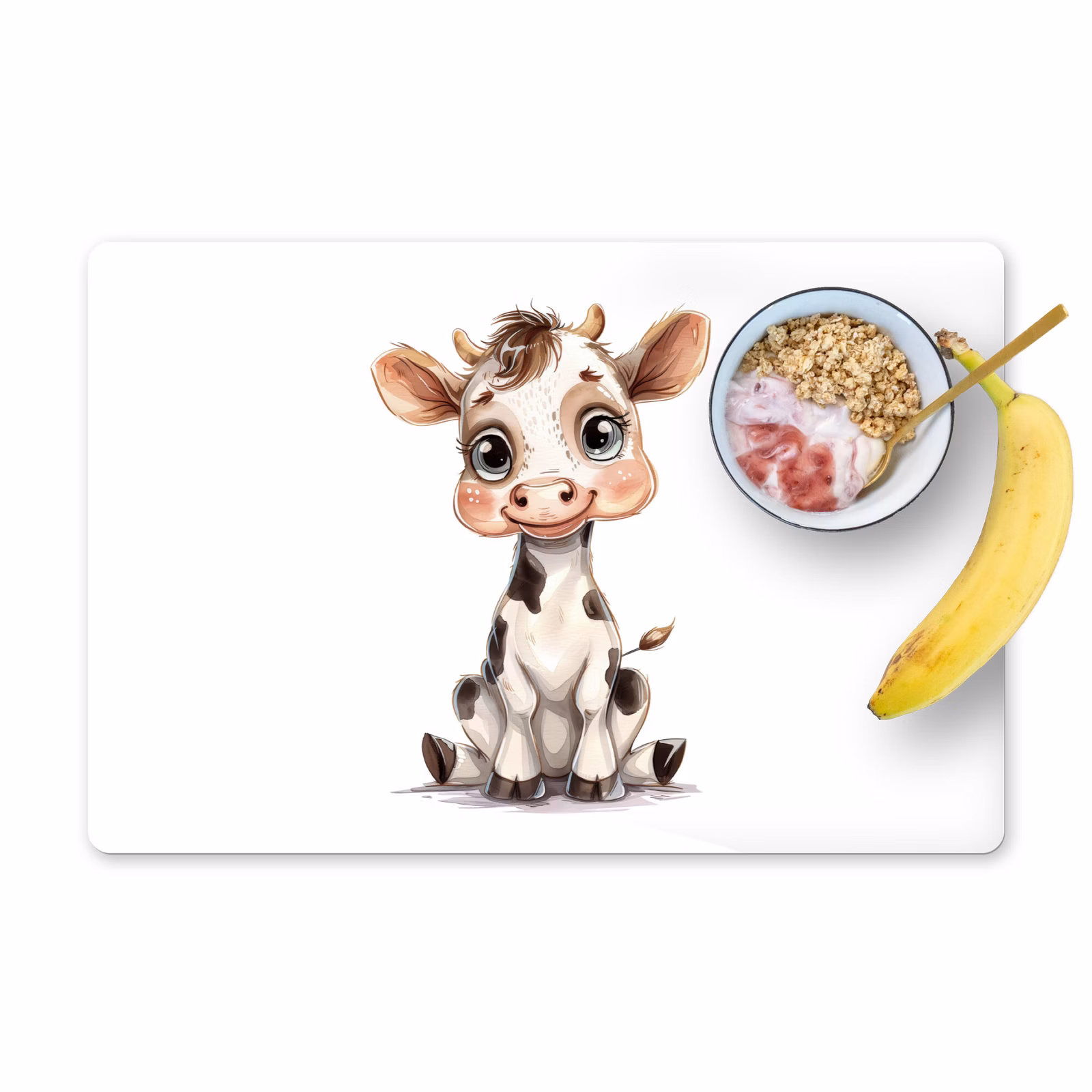 Salvamanteles - Vaca - Bebé animal - Animales de granja — 1