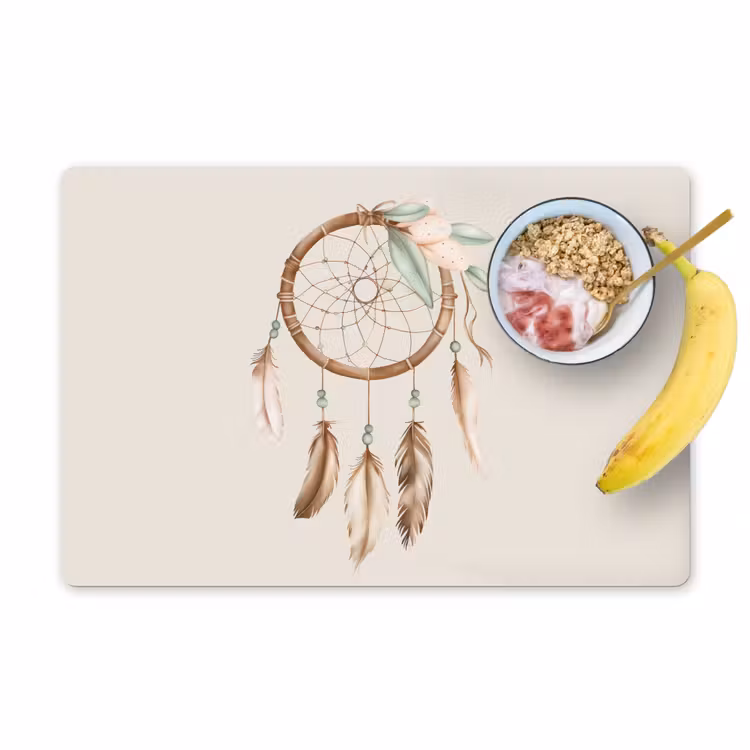 Salvamanteles - Atrapasueños - Bohemio - Boho - Colores pastel — 1