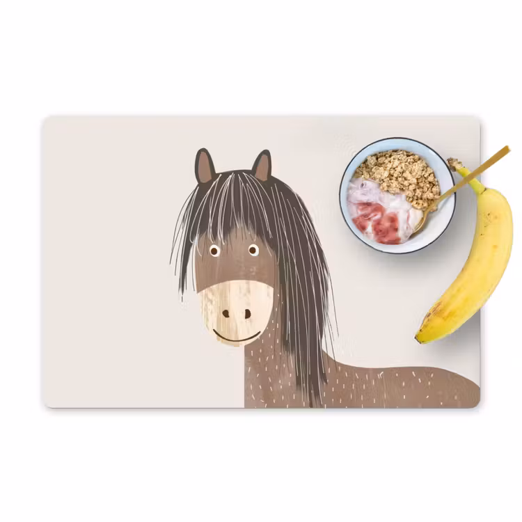 Salvamanteles - Caballo - Animal - Colores pastel - Caballos — 1