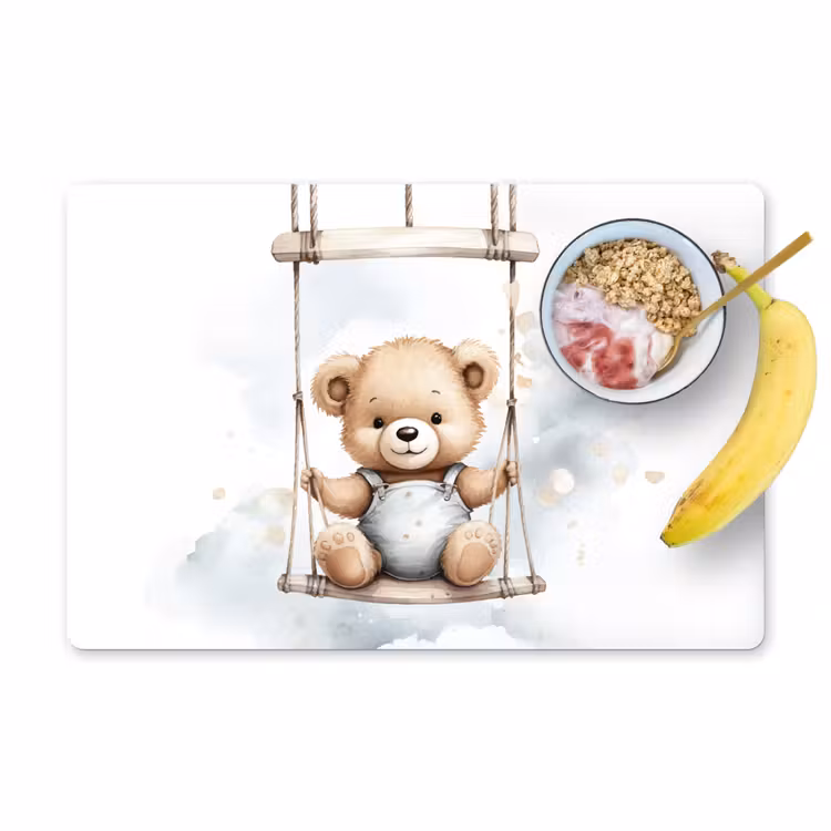 Salvamanteles - Oso - Bebé - Animal - Niños - Habitación de bebé - Habitación infantil — 1