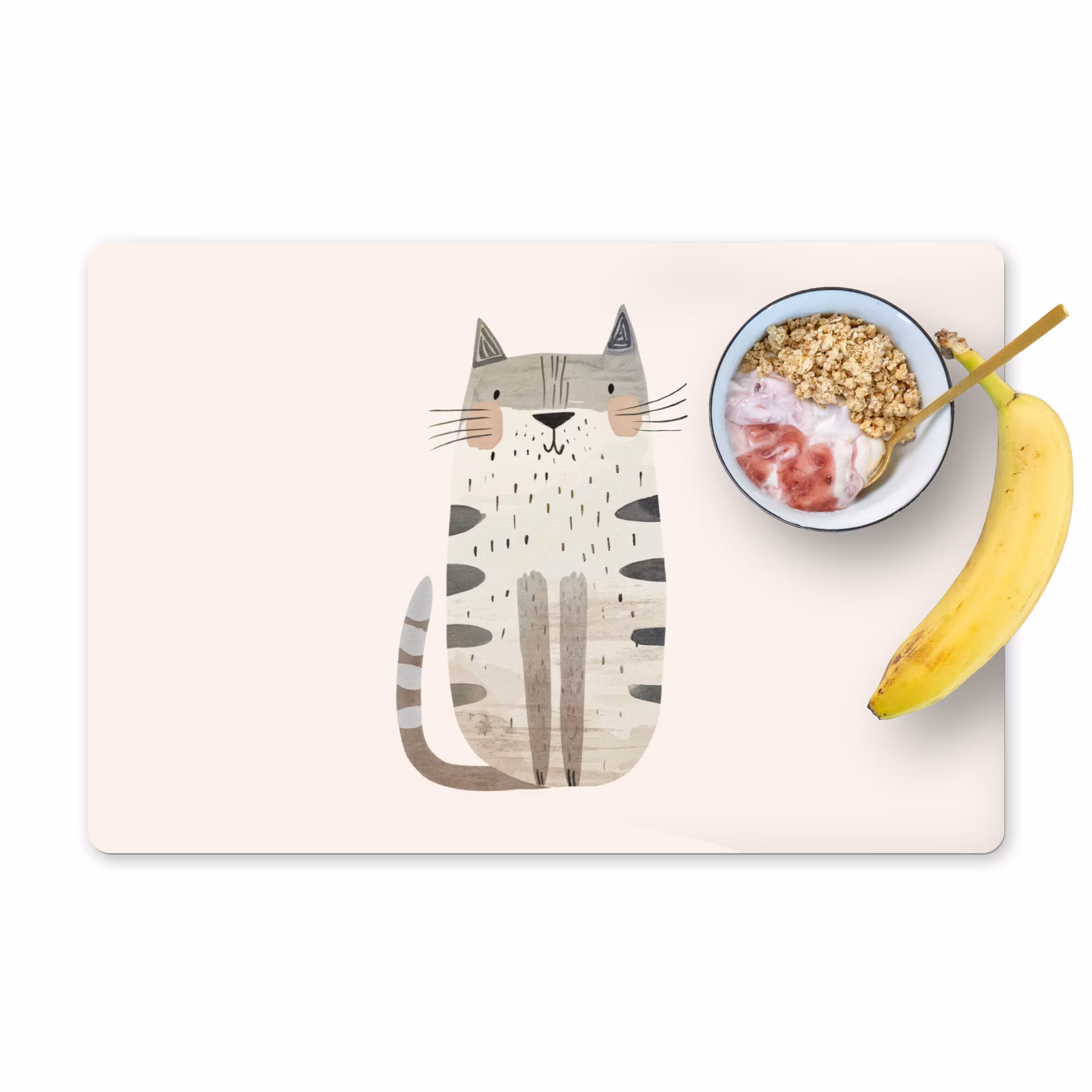 Salvamanteles - Gato - Animales - Beige — 1