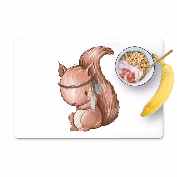 Salvamanteles - Ardilla - Animal - Animales del bosque - Marrón — 1