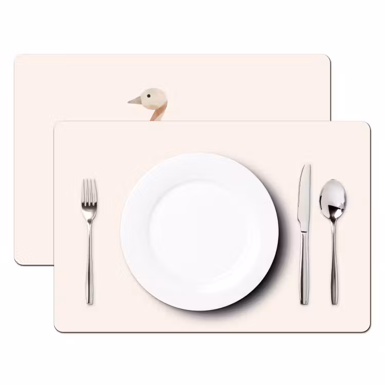 Salvamanteles - Ganso - Animal - Colores pastel — 2