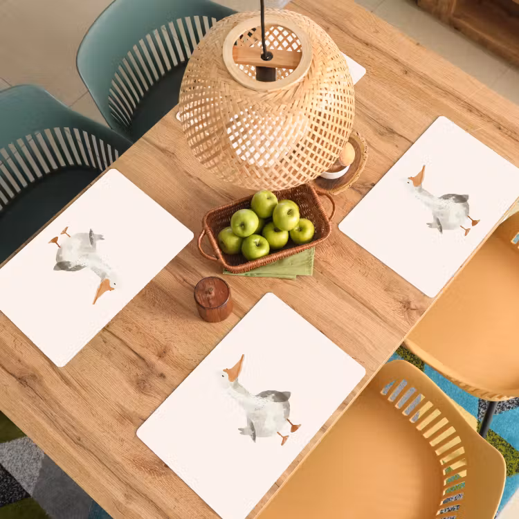Salvamanteles - Ganso - Pato - Granja - Animales — 3
