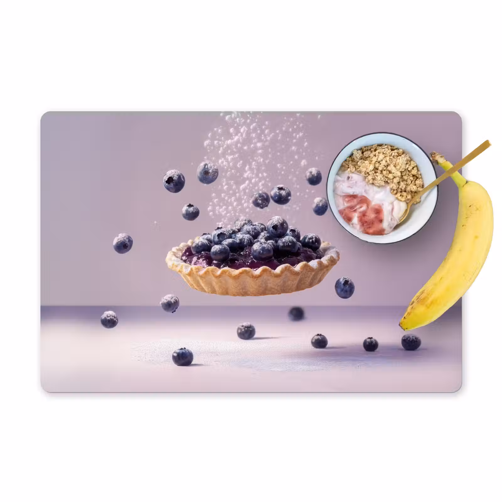 Salvamanteles - Alimentación - Pastel - Bayas - Azul — 1