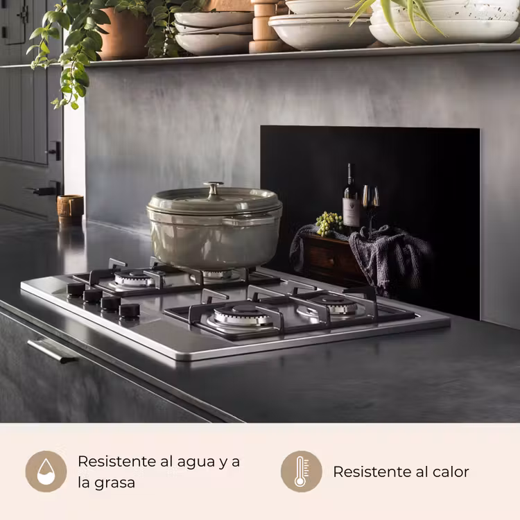 Salpicaderos de cocina - Uva - Vino - Tinto - Mesa — 2