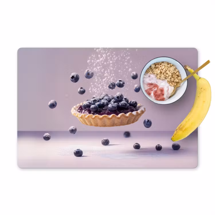 Salvamanteles - Alimentación - Pastel - Bayas - Azul — 1