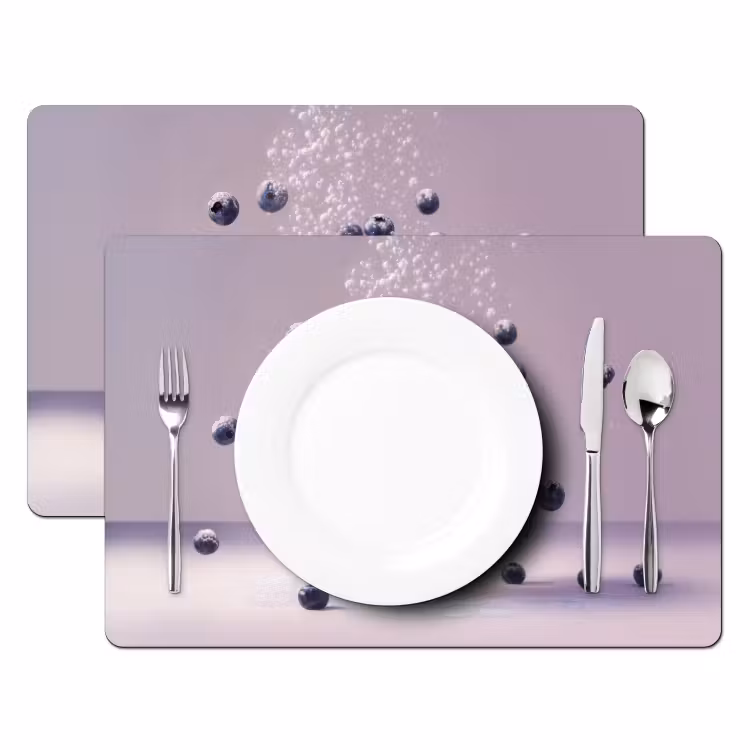 Salvamanteles - Alimentación - Pastel - Bayas - Azul — 2