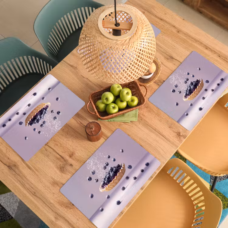 Salvamanteles - Alimentación - Pastel - Bayas - Azul — 3