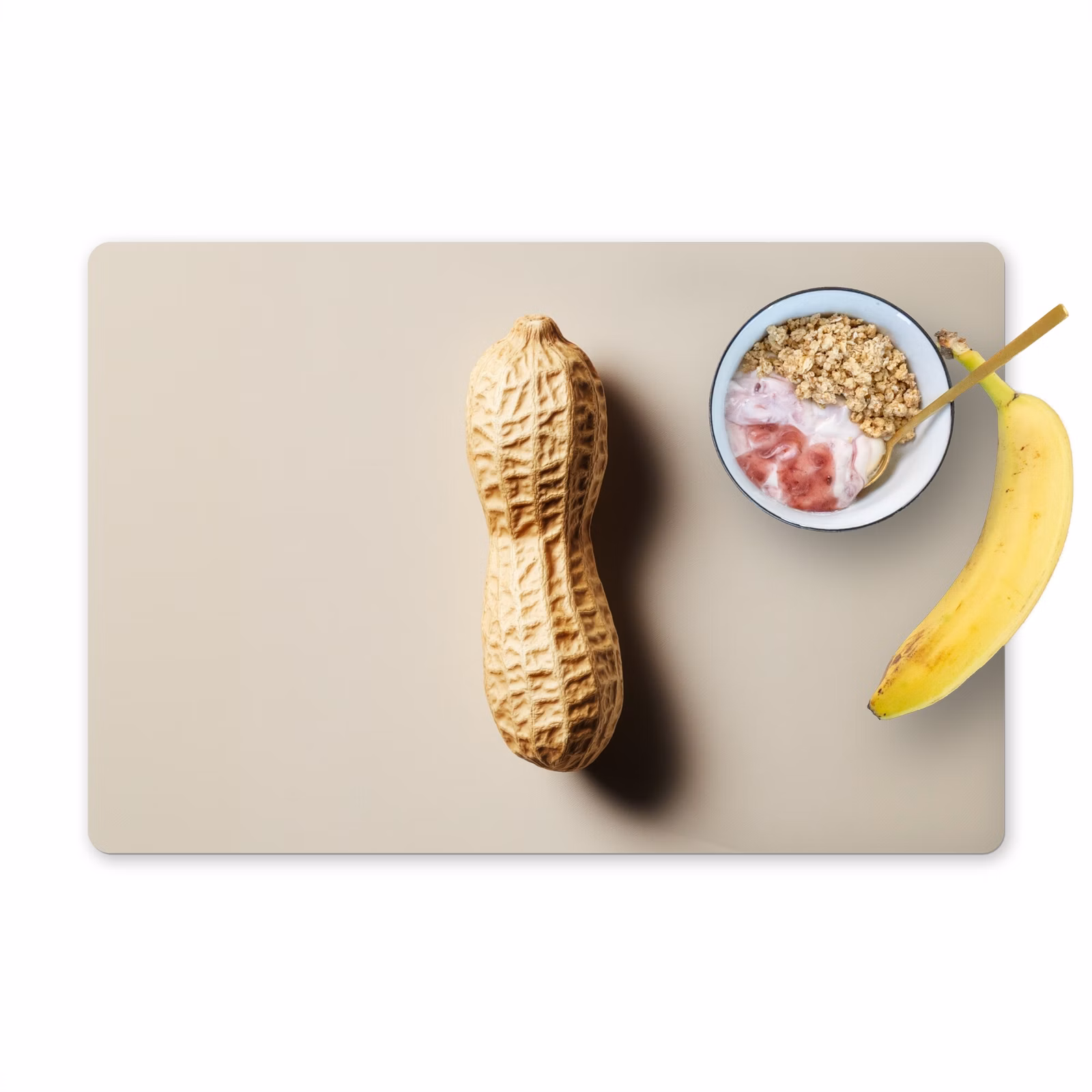 Salvamanteles - Cacahuete - Crudo - Beige — 1
