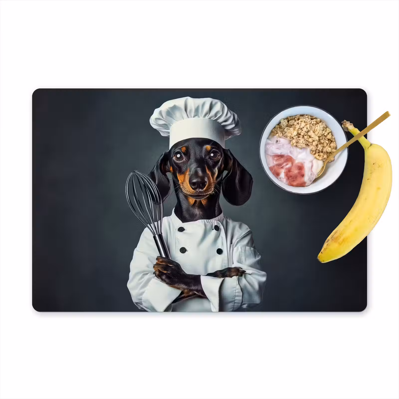 Vinilo para manteles individuales - Perro - Garde - Cocinero — 1