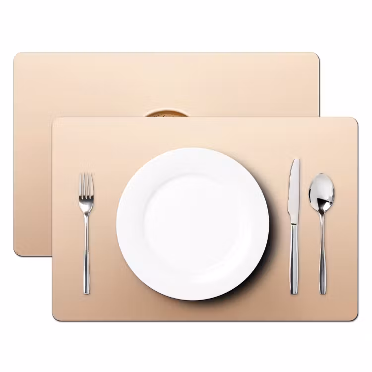Salvamanteles - Café - Espuma de leche - Sonrisa - Beige — 2
