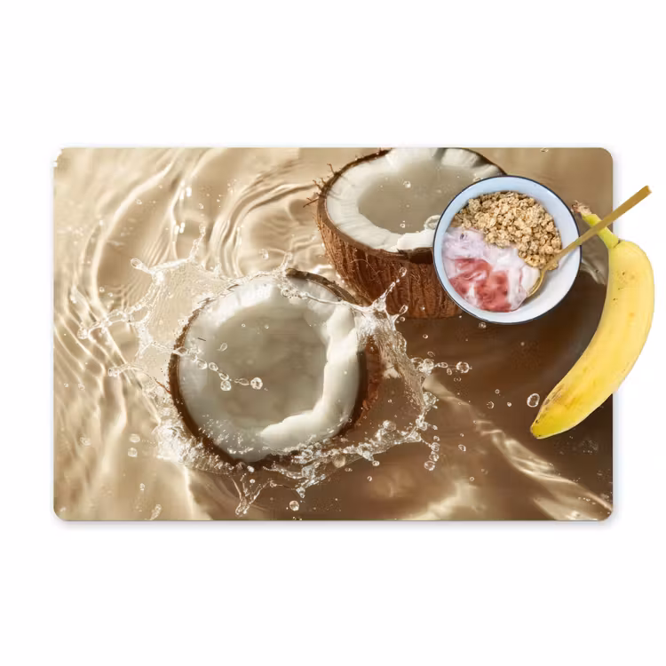 Salvamanteles - Coco - Agua - Beige - Salpicaduras — 1