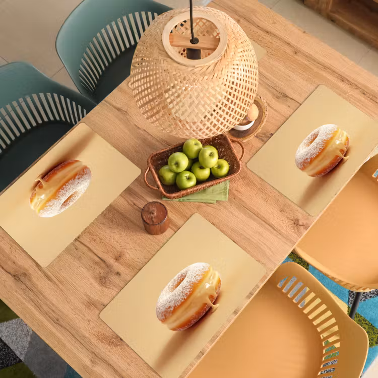 Salvamanteles - Donut - Cremoso - Azúcar glas - Beige — 3