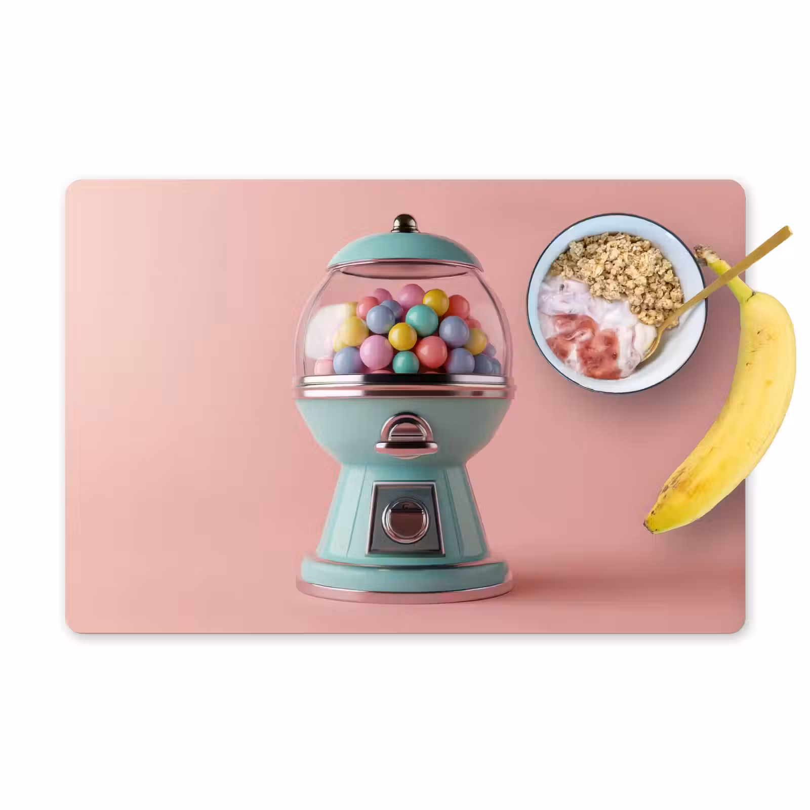 Salvamanteles - Chicle - Retro - Caramelo - Rosa — 1
