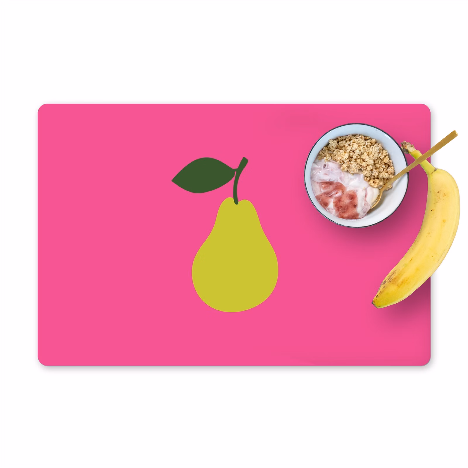 Salvamanteles - Ilustración - Fruta - Pera - Verde — 1