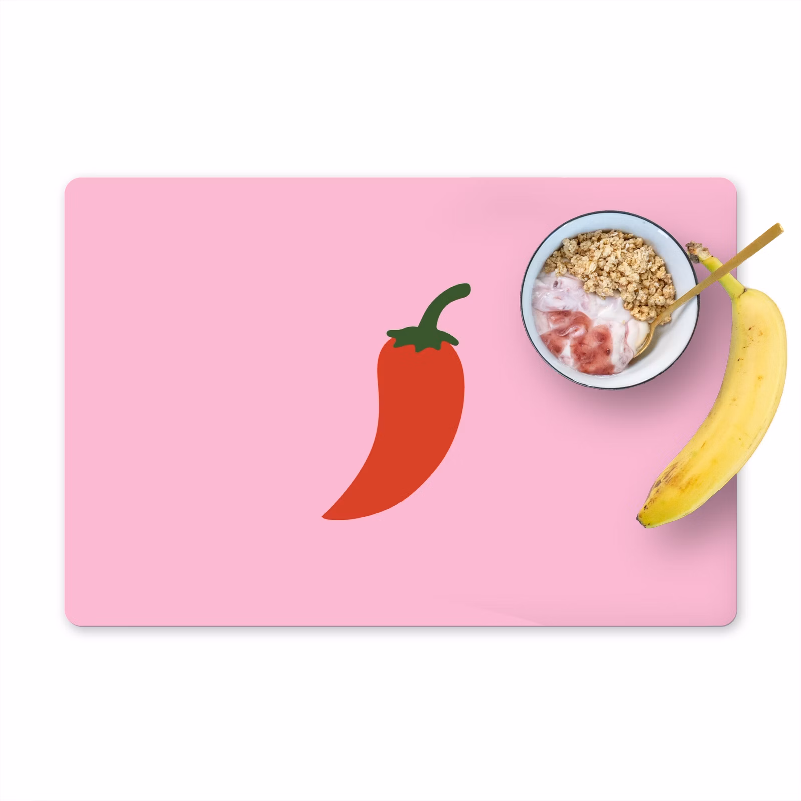 Salvamanteles - Pimiento - Rojo - Ilustración — 1