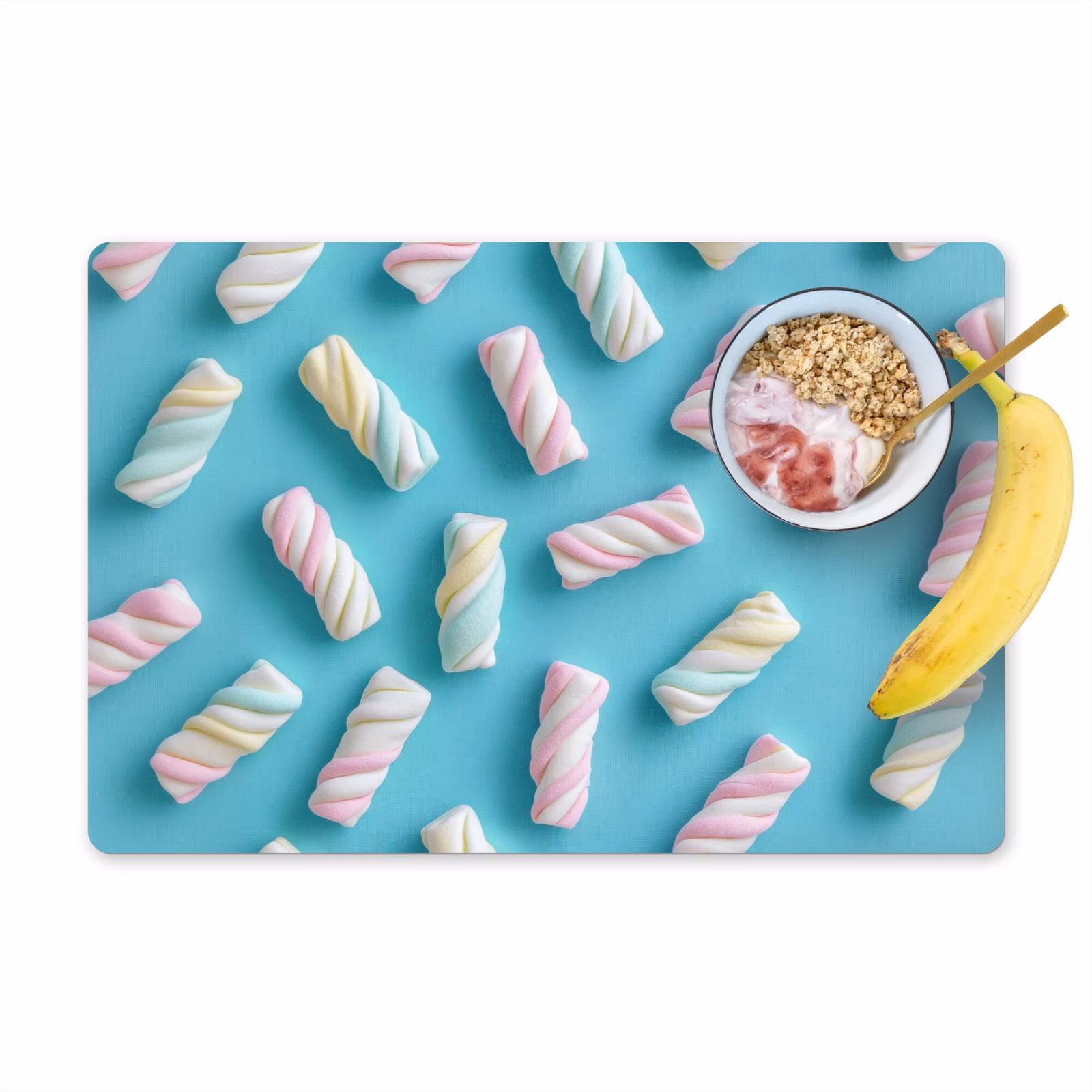 Salvamanteles - Tocino - Pastel - Caramelo - Azul — 1