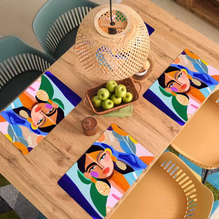 Salvamanteles - Retrato - Mujer - Moderno — 3