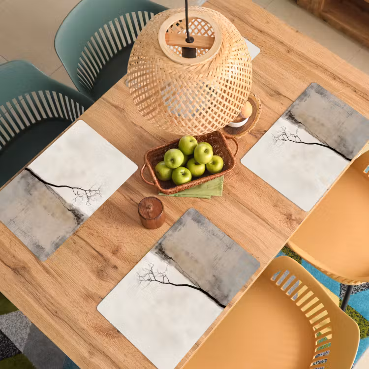 Salvamanteles - Wabi sabi - Planta - Beige — 3