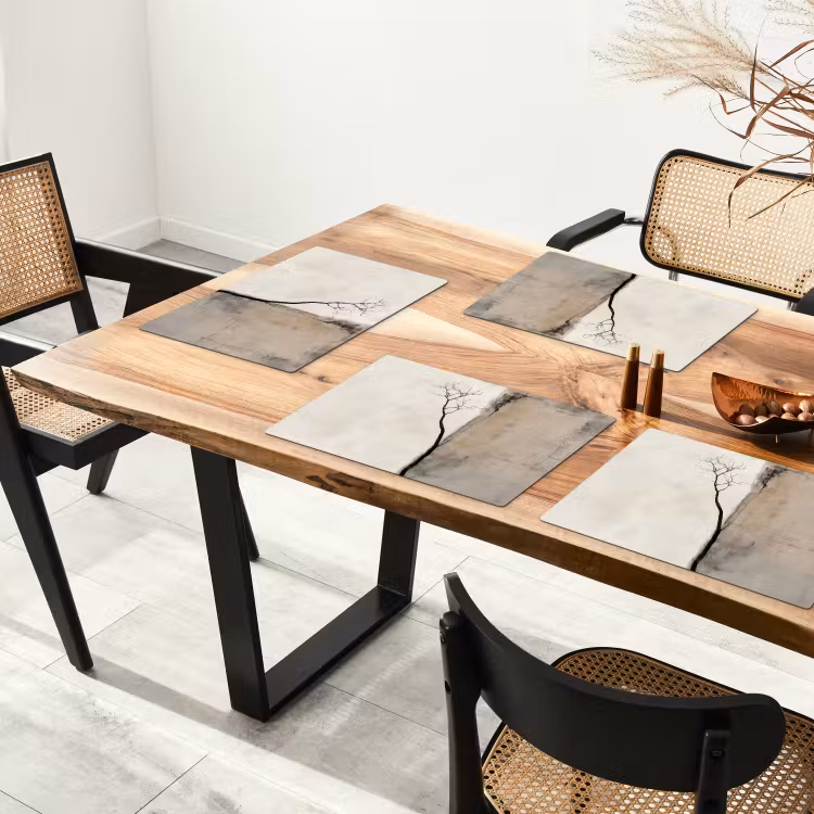 Salvamanteles - Wabi sabi - Planta - Beige — 4