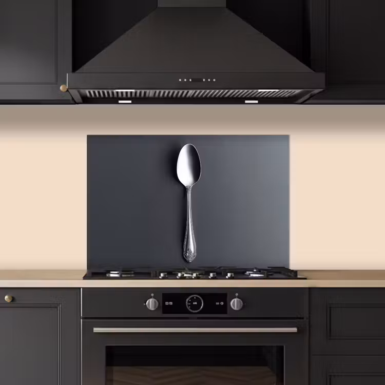 Salpicaderos de cocina - Plata - Metal - Cuchara — 5