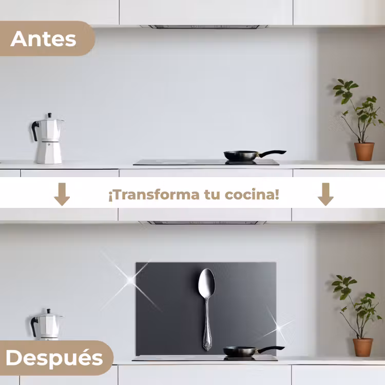 Salpicaderos de cocina - Plata - Metal - Cuchara — 7