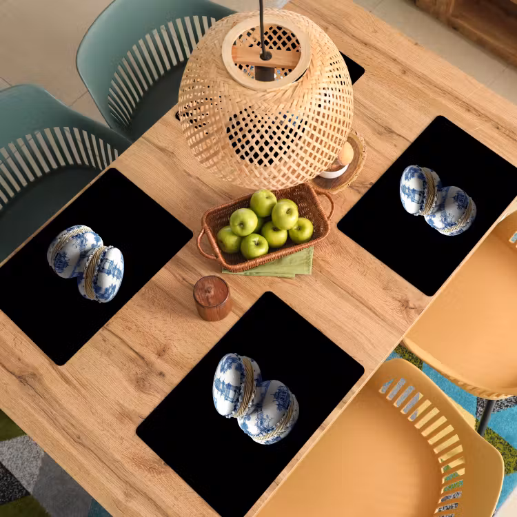 Salvamanteles - Alimentación - Macarrones - Azul de Delft - Galletas — 3