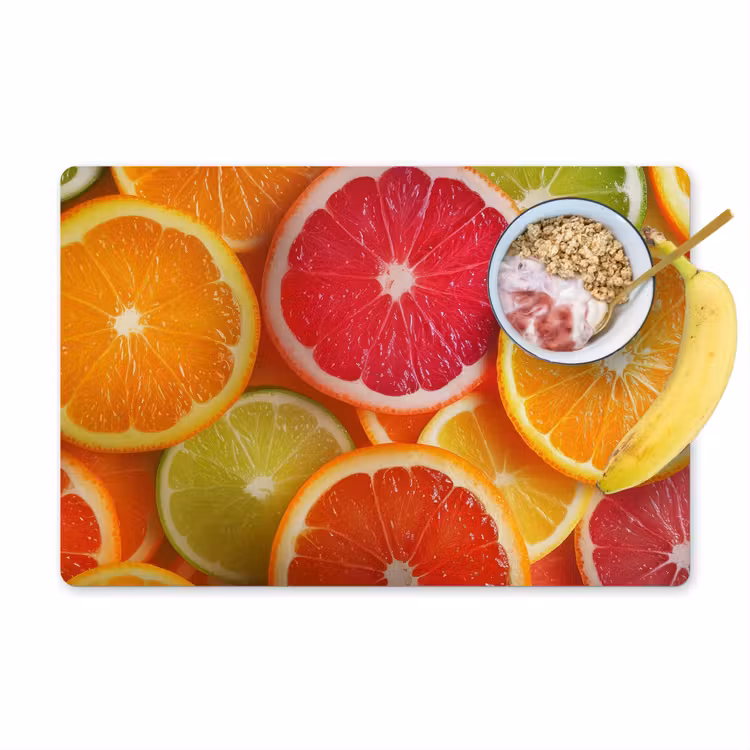 Vinilo para manteles individuales - Fruta - Colorido - Primer plano — 1