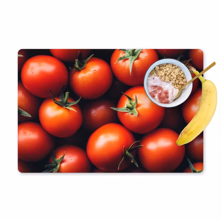 Vinilo para manteles individuales - Verduras - Rojas - Tomates — 1