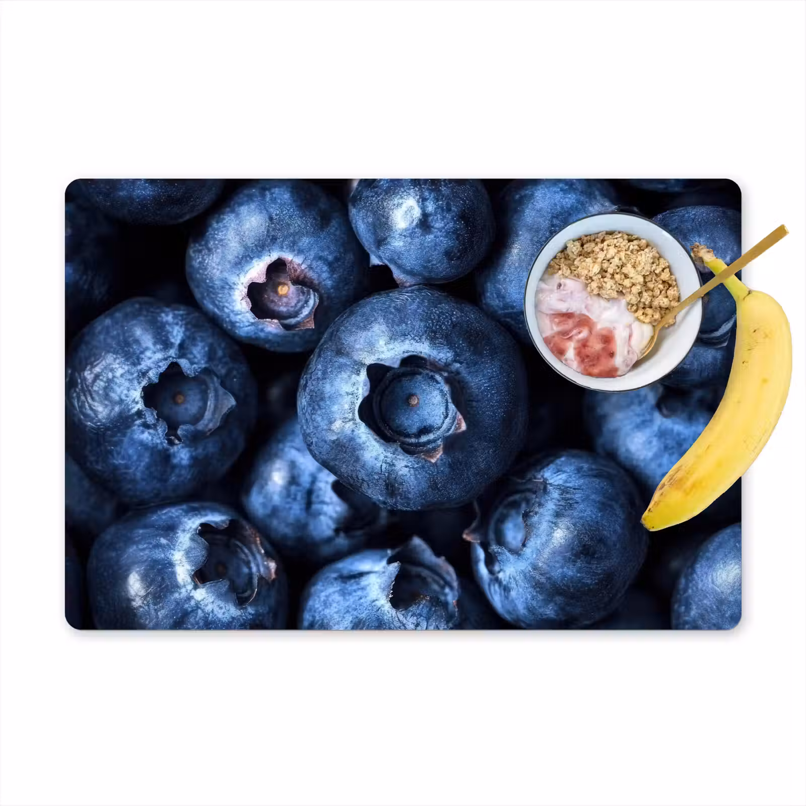 Vinilo para manteles individuales - Bayas - Azul - Frutas — 1