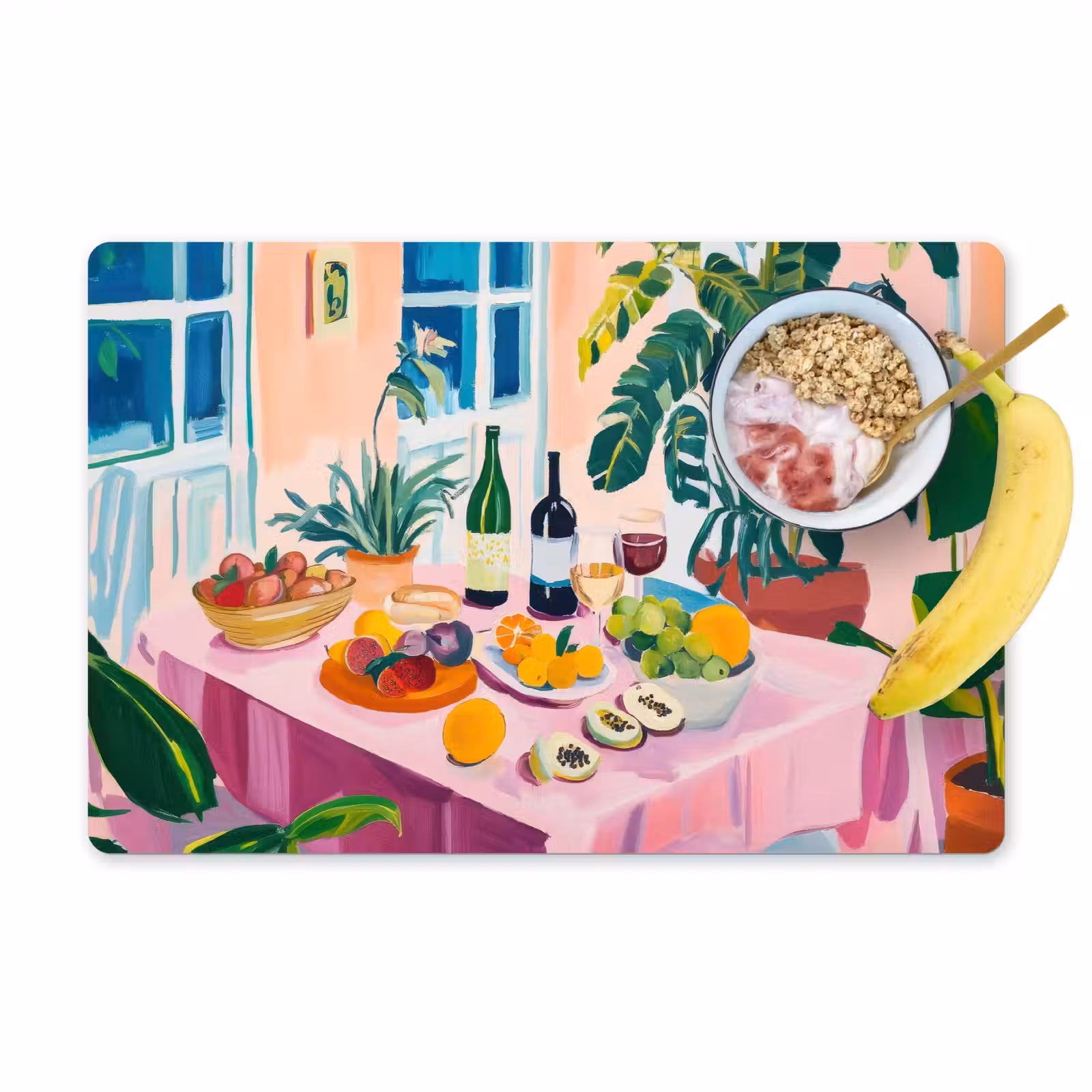 Salvamanteles - Mesa - Vino - Fruta — 1