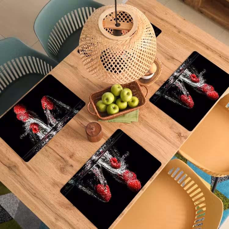 Vinilo para manteles individuales - Inmersión en la frambuesa — 3