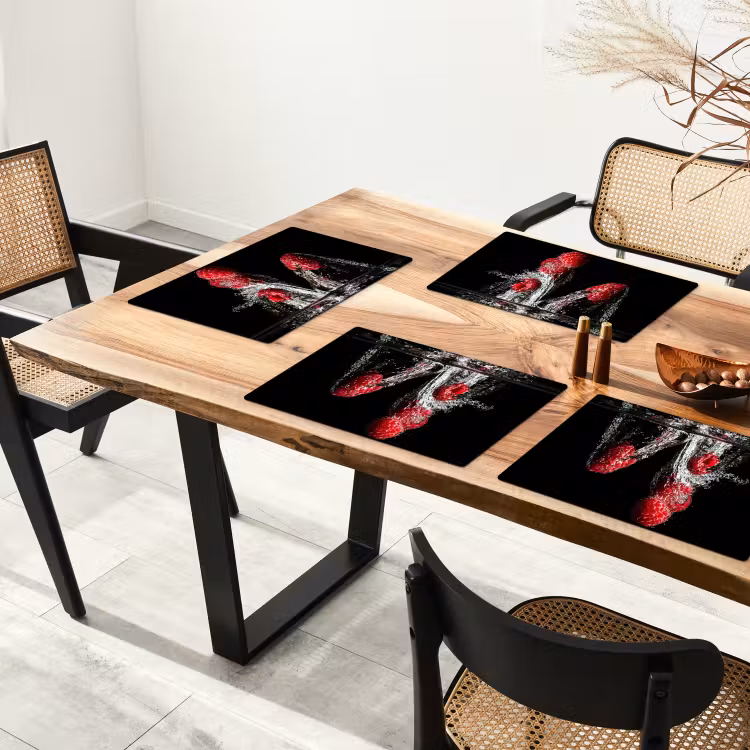 Vinilo para manteles individuales - Inmersión en la frambuesa — 4