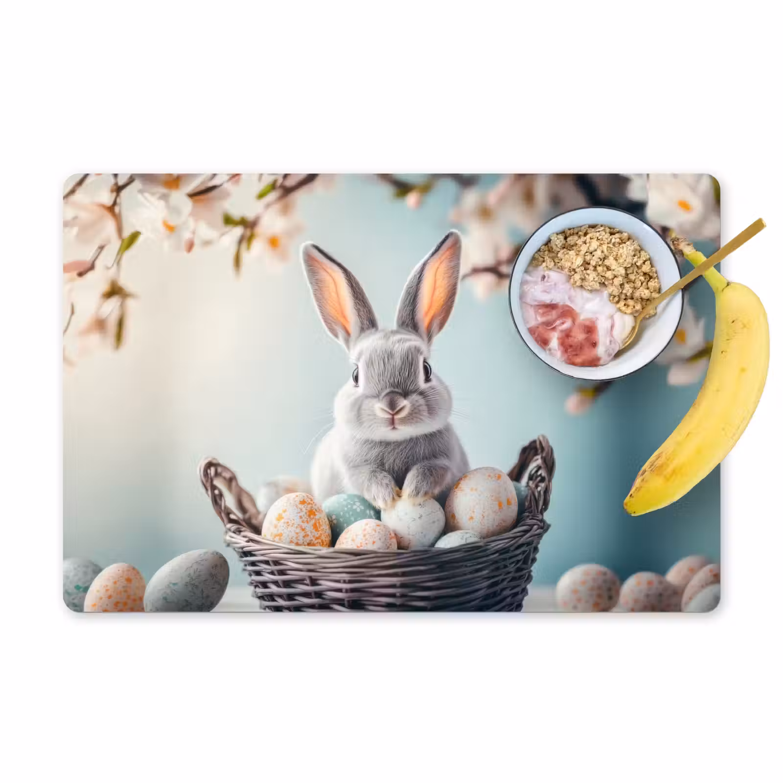 Salvamantel – 6 piezas - Conejo - Huevos - Cesta — 1