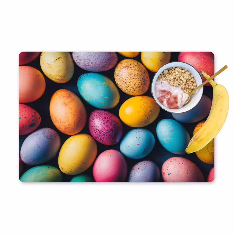 Salvamantel – 6 piezas - Colorido - Huevos de Pascua - Salpicaduras — 1