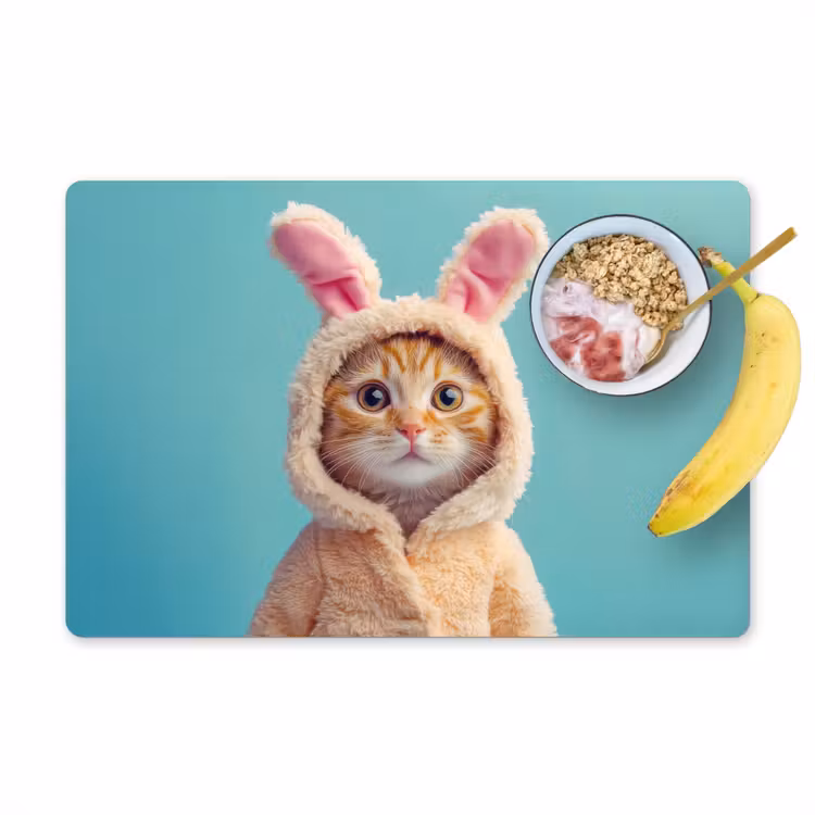 Salvamanteles - Conejo de Pascua - Gato - Disfraz — 1