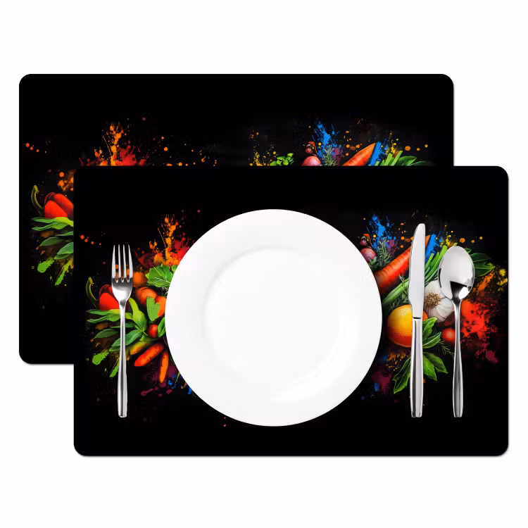 Salvamanteles - Verduras - Alimentos - Hierbas - Graffiti - Cocina — 2