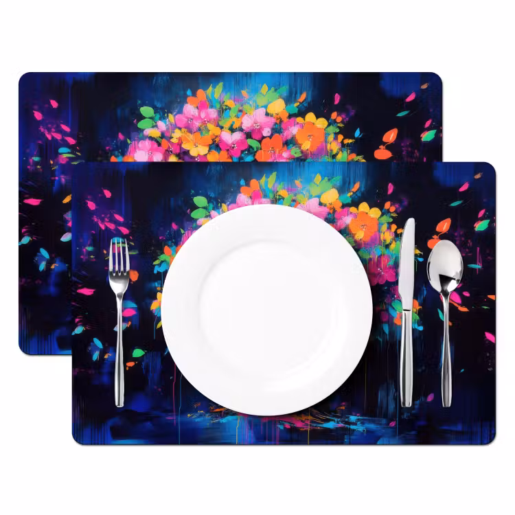 Salvamanteles - Árbol - Flores - Mágico - De colores — 2