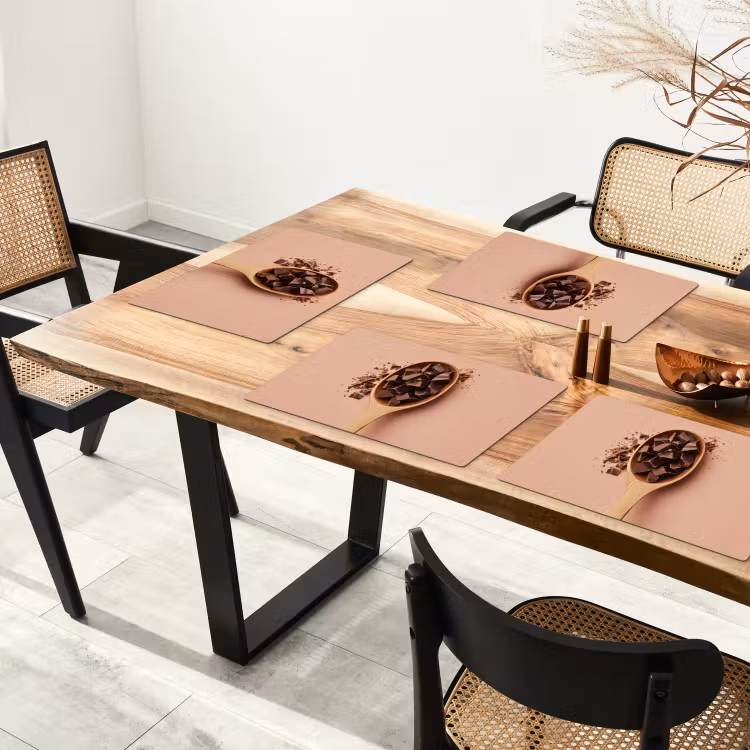 Salvamanteles - Chocolate - Madera - Cuchara — 4